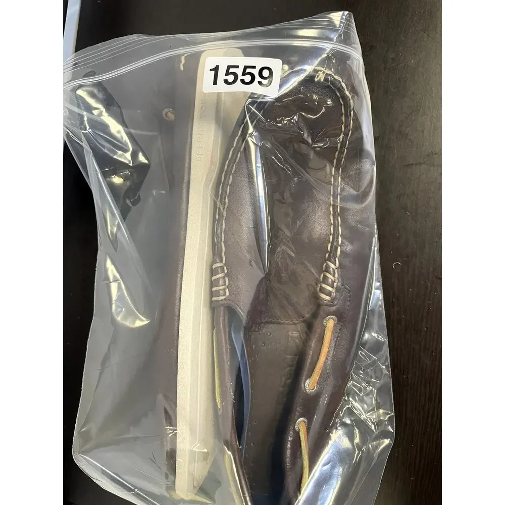 SPERRY TOP SIDER Authentic Original Venetian Loafer Dark Brown Leather 11.5
